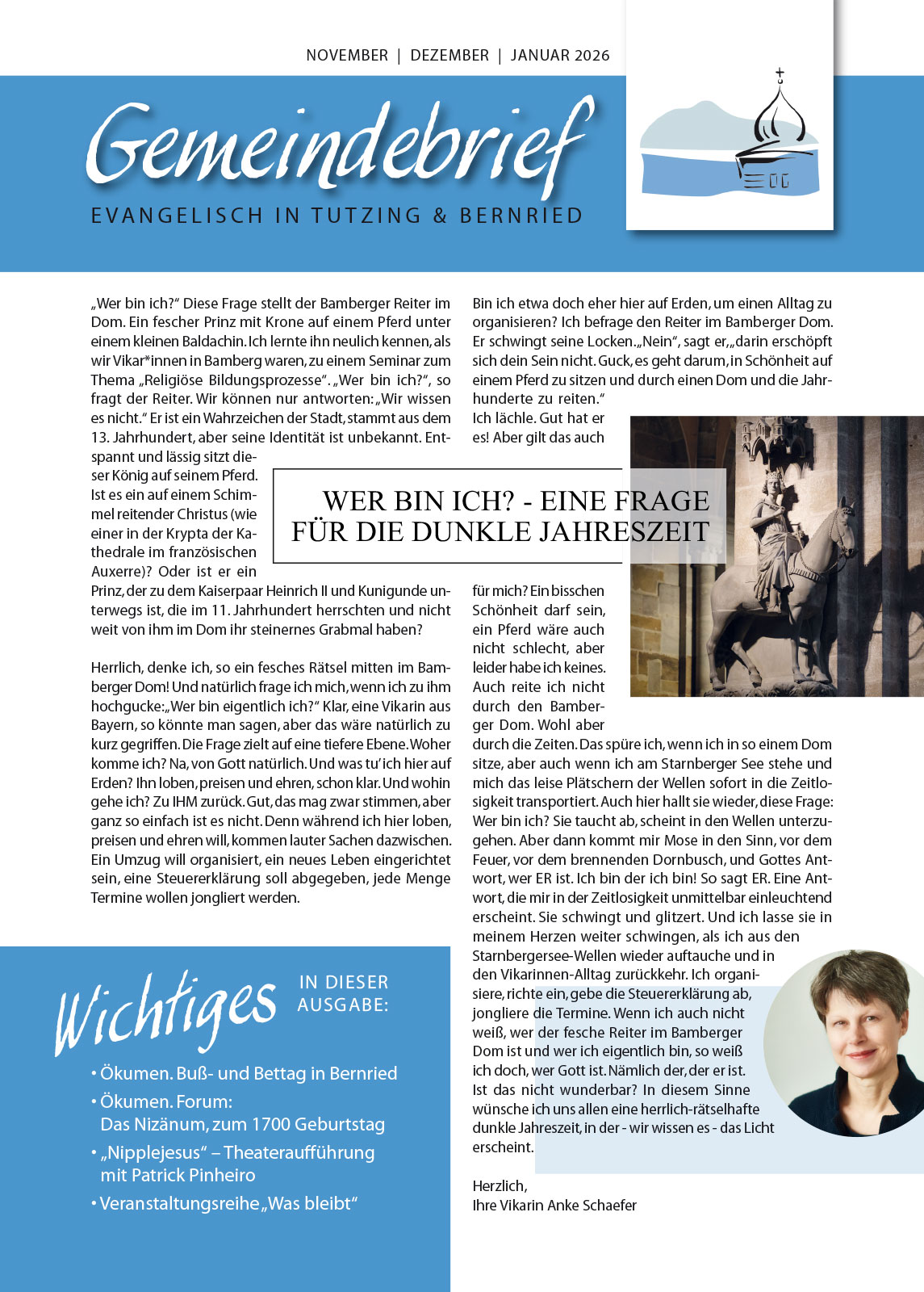 Wer bin ich? - Eine Frage für die dunkle Jahreszeit November | Dezember | Januar 2025/2026